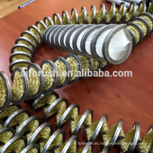 Cepillos de latón espiral de bobina interna de latón de 2 pulgadas de diámetro con su buena opción
